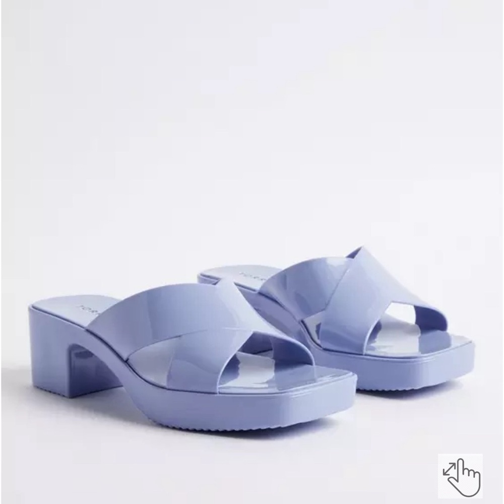 Jelly Criss Cross Heel Sandal (WW) torrid